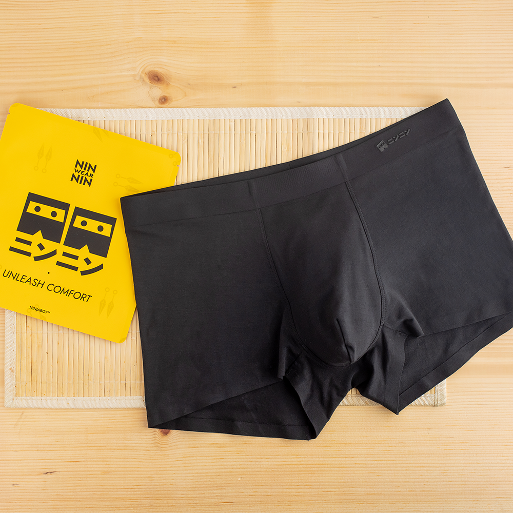 INU - Modal Boxer Briefs (3 Pack - Black)